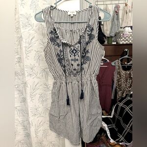 Umgee Striped Blue/White Dress